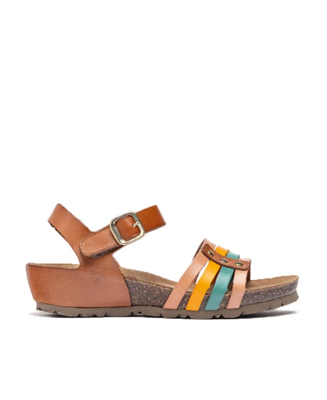 Yokono Monaco 051 low wedge sandals