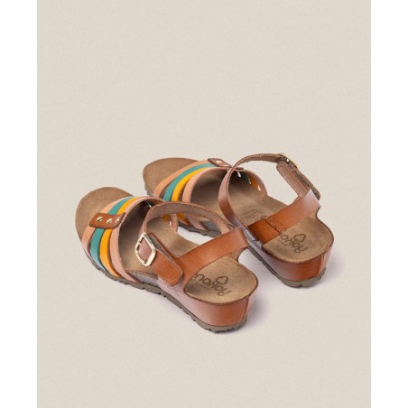 Yokono Monaco 051 low wedge sandals