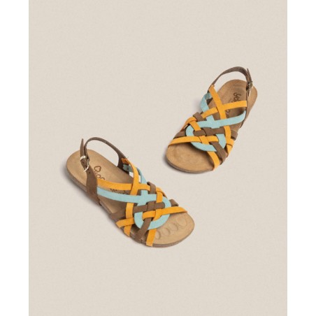 Multicoloured flat sandals Yokono Ibiza 175