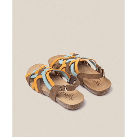 Multicoloured flat sandals Yokono Ibiza 175