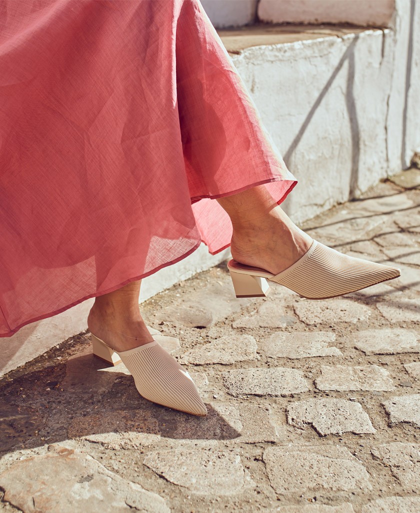 Heeled clog Miss Elastic 70055