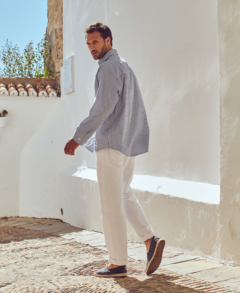 Alpargata hombre Natural World Old Trebol 325E