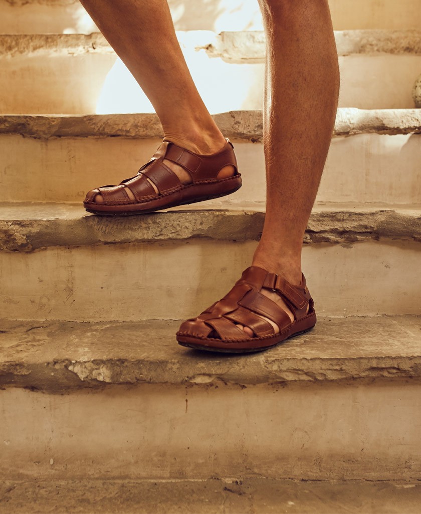 sandalia de tiras hombre