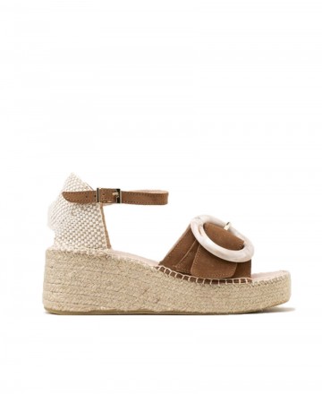 Espadrilles with decorative buckle Macarena Sara