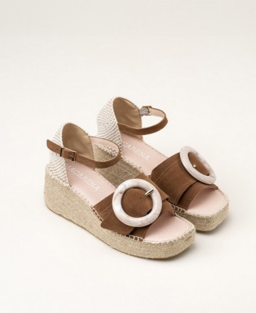 Espadrilles with decorative buckle Macarena Sara