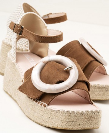 Espadrilles with decorative buckle Macarena Sara