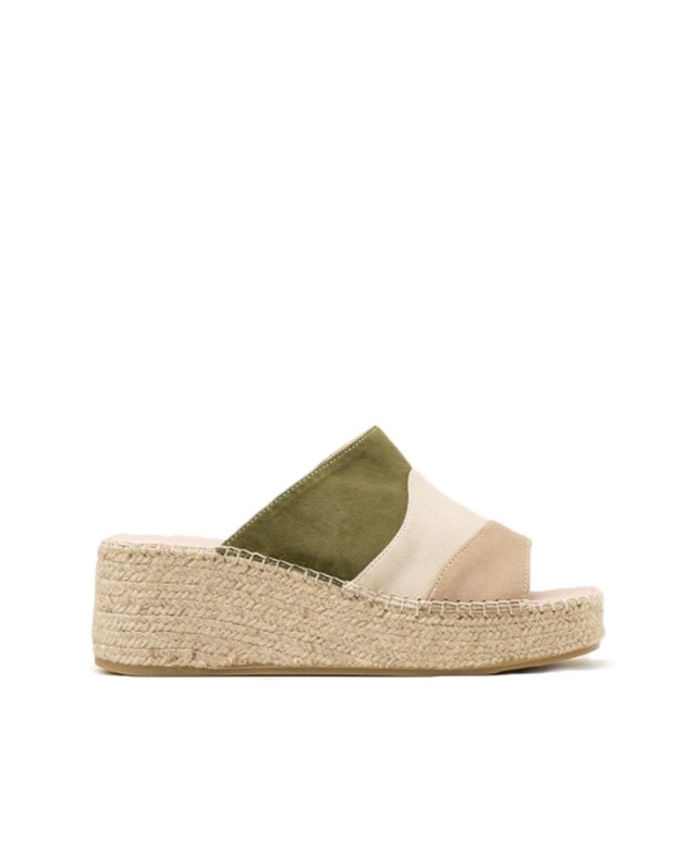 Macarena Sofia leather espadrilles with platform