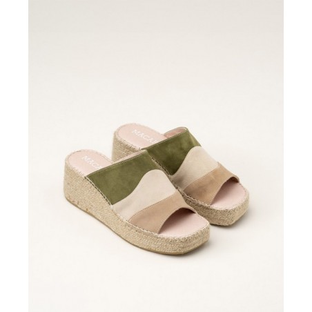 Macarena Sofia leather espadrilles with platform