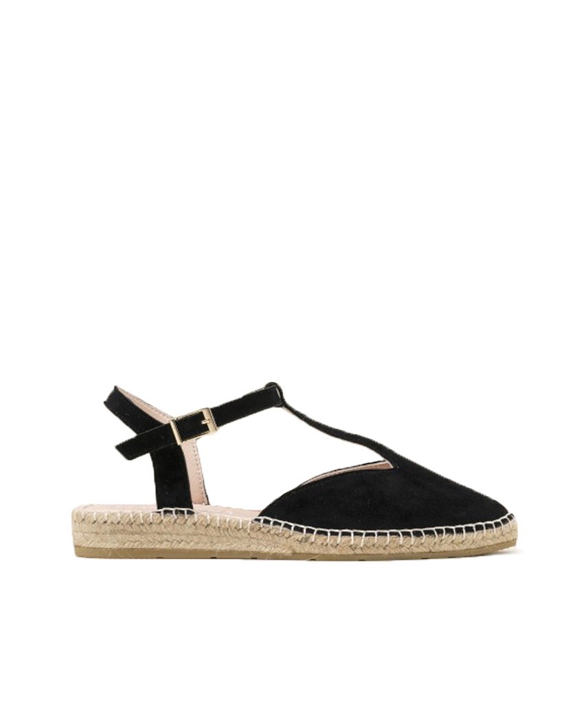 Macarena Ima Flat Leather Espadrilles For Women 0104