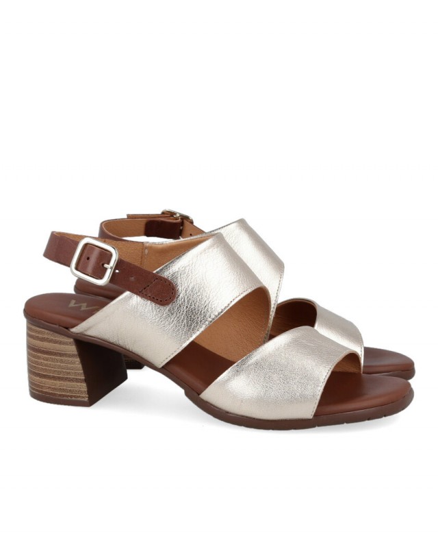 Metallic leather sandals Catchalot k-111709