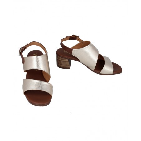 Sandalias de piel metalizadas Catchalot k-111709