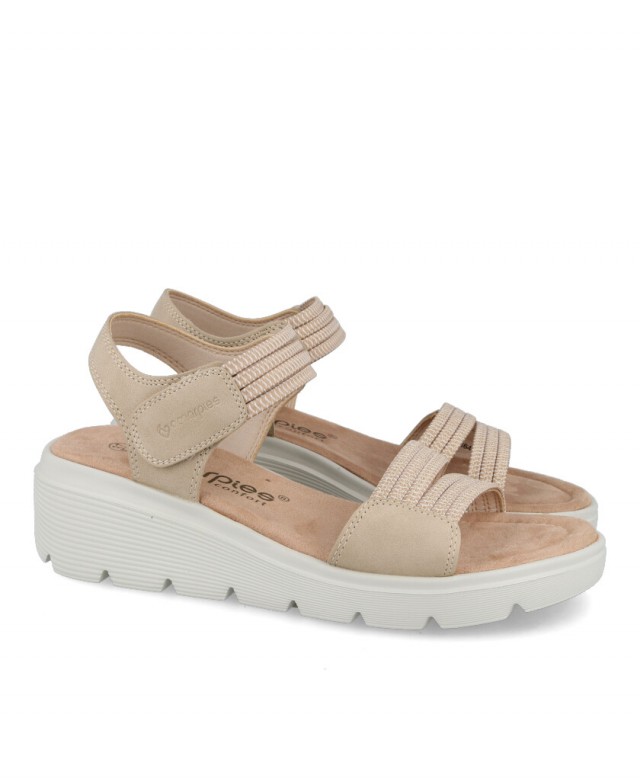 Sandalias de cuña ligera Amarpies 26646