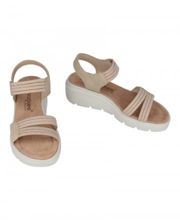 Sandalias de cuña ligera Amarpies 26646