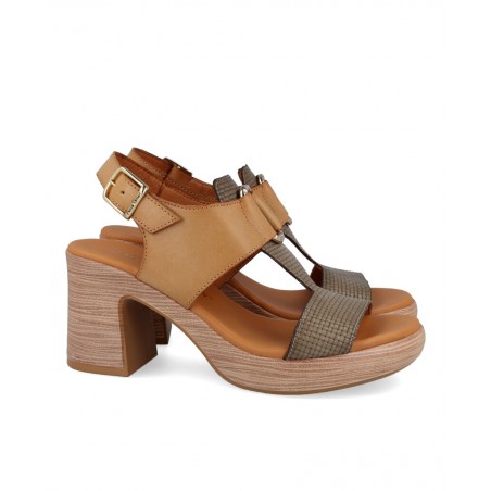 Paula Urban Bangla combined leather sandals 32-628