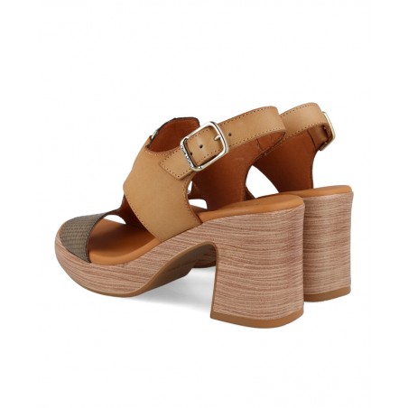 Paula Urban Bangla combined leather sandals 32-628