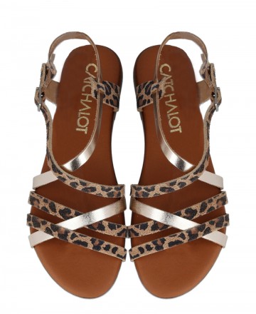 Catchalot 5320 animal print sandal