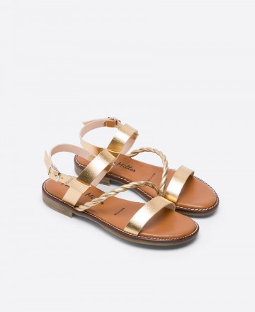 Patricia Miller 6335 Flat Sandal with Straps