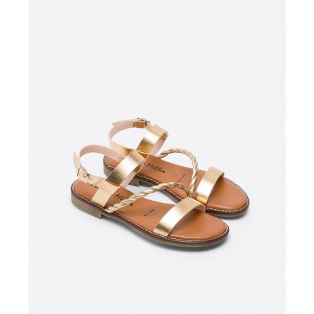 Patricia Miller 6335 Flat Sandal with Straps