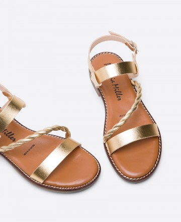 Patricia Miller 6335 Flat Sandal with Straps