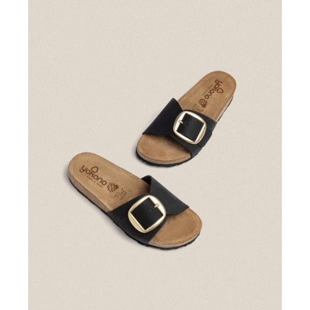 Yokono Jerba 714 leather sandal with vamp closure