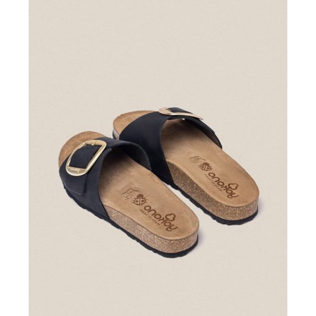 Yokono Jerba 714 leather sandal with vamp closure