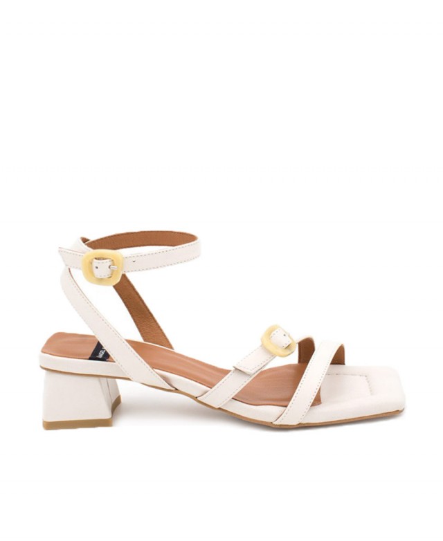 Angel Alarcon Genon wide heel sandals