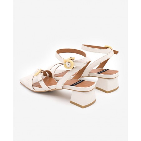 Angel Alarcon Genon wide heel sandals