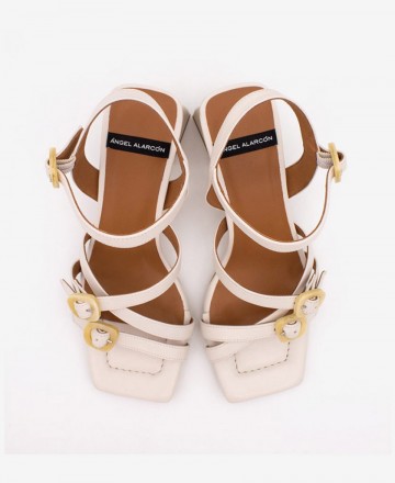 Angel Alarcon Ralia leather sandals with buckles