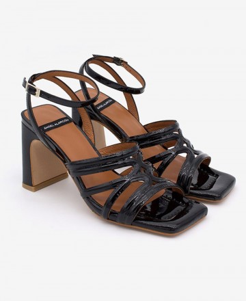 Sandalias de charol Angel Alarcon Panne