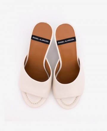 Angel Alarcon Kady heeled shovel sandals