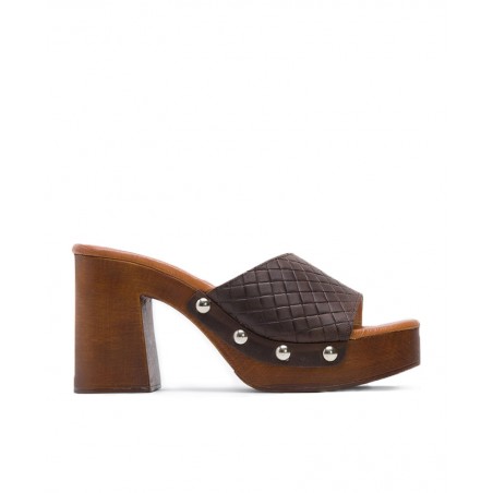 Patricia Miller Agost leather clogs