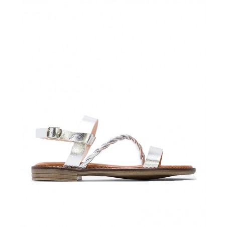 Patricia Miller Aspe flat leather sandals