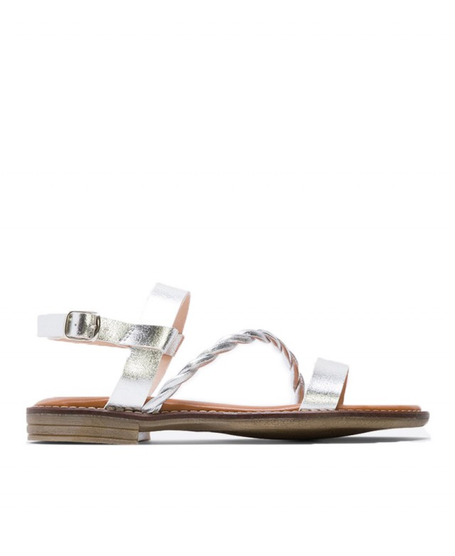 Patricia Miller Aspe flat leather sandals