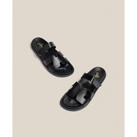 Yokono Morne 125 flat leather sandals