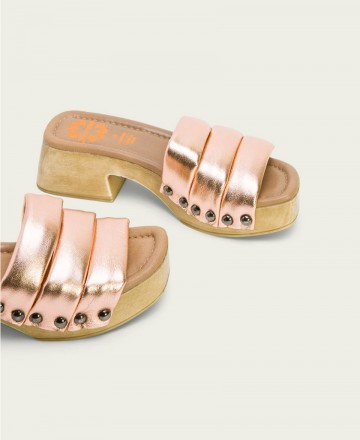 Porronet Nahya clog style low heel sandals