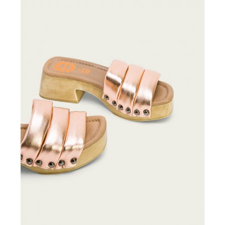 Porronet Nahya clog style low heel sandals