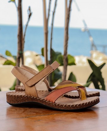 Walk & Fly 3861-47850 Leather toe sandals