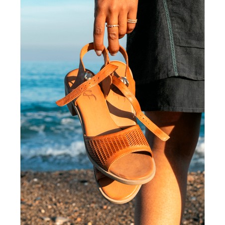 Sandalias tacón madera W&F Pedreña 21-221