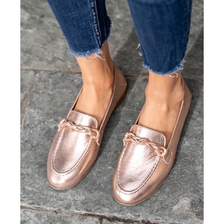 W&F Vega 35-48-722 metallised loafers