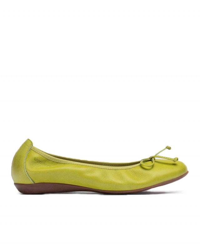 Wonders Bo flat leather ballerina flats