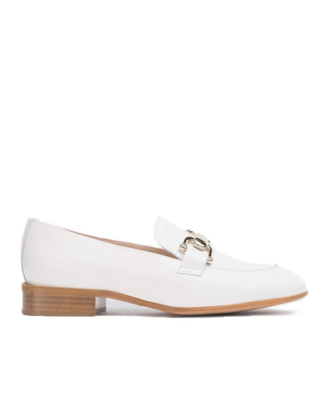 Wonders Ermes Ermes gold link loafers