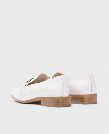 Wonders Ermes Ermes gold link loafers