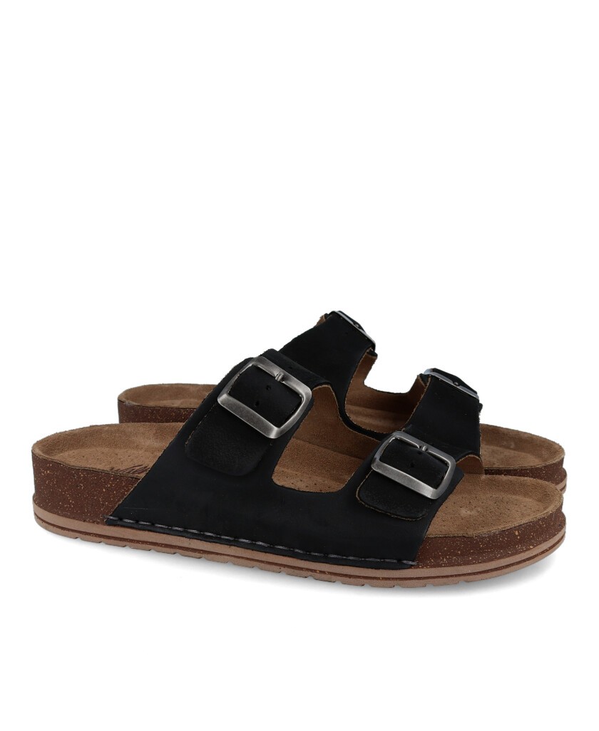 Walk & Fly Ramsgate 7447 47810 Bio sandals with buckle fastenings
