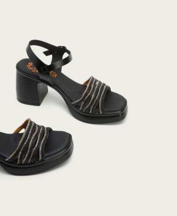 Sandalias negras de piel Porronet Ilka