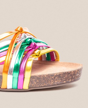 Yokono Ponza 005 multicoloured high heel sandal