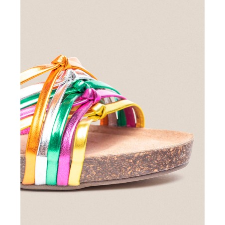 Yokono Ponza 005 multicoloured high heel sandal