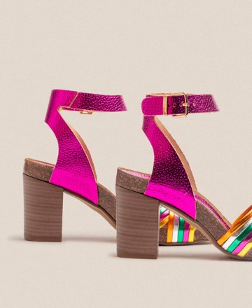 Yokono Ponza 005 multicoloured high heel sandal