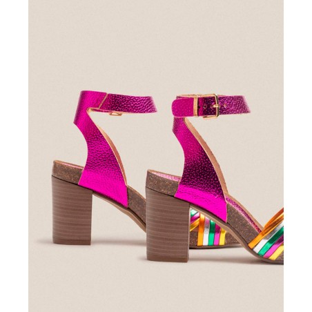 Yokono Ponza 005 multicoloured high heel sandal