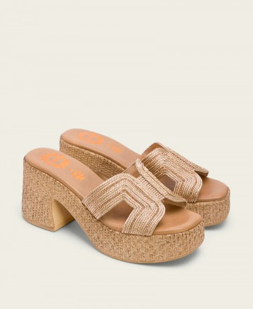 Porronet Jamie 3060 platform sandal with spade platform