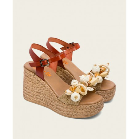 Porronet Kairi 3066 high wedge sandals